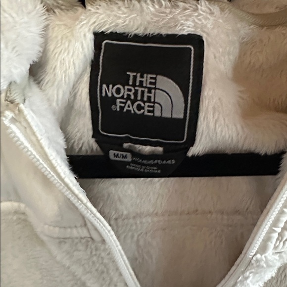 The North Face Ivory White Oso Monkey Fleece Zip Up Hoodie - Picture 2 of 10